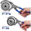 NONE 1pc 9/12 "pinze per filtro olio tipo morsetto chiave utensili manuali regolabili filtro olio 45 # Strumento per la rimozione del filtro in acciaio
