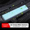 NONE 2 pezzi/set per Tesla Model 3 Model Y HEPA filtro aria a carbone attivo sostituzione dell'elemento filtrante del condizionatore d'aria