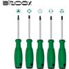 Binoax Set di cacciaviti a forma speciale da 5 pezzi Set di punte per cacciavite a tre punti a forma di U tipo Y triangolo interno a croce