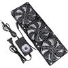 NOCCLILI 12 centimetri 3000 giri/min ventola di scarico ventola di raffreddamento del bagno con controller 3 V-12 V Btc macchina telaio workstation armadio radiatore ventola del server