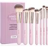 MAANGE 7PCS Set di pennelli per trucco Fondotinta Correttore Ombretto Pennello per trucco per crema liquida Strumento di bellezza per trucco cosmetico morbido e denso