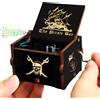 Bandai Carillon con figura Anime in legno pirati del Carib Davy Jones Jack Sparrow regalo creativo per il giorno di natale di compleanno