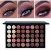 VERONNI Palette di ombretti glitterati da 40 colori Kit di cosmetici in polvere pressata opaca impermeabile a lunga durata Tavolozza di trucco per occhi da donna alla moda