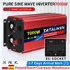 TATALIKEN Presa UE Inverter a onda sinusoidale pura 1000W/300W/5000W/6000W DC 12V a AC 220V 50HZ Adattatore convertitore per caricabatterie inverter di potenza