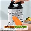 NONE Scatola di verdure multifunzionale Grattugia in acciaio inossidabile 6 lati Affettatrice Trituratori Grattugie manuali per formaggi e patate Accessori da cucina