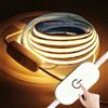 NONE 1-5M USB HA CONDOTTO LA Luce di Striscia 5V 320LED/M COB Sensore di Tocco Dimmerabile Lampada Nastro Specchio FAI DA TE Retroilluminazione TV Cucina stanza illuminazione notturna