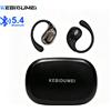 kebidumei Cuffie con gancio per l'orecchio Bluetooth 5.4 Auricolari wireless TWS Cuffie stereo HiFi impermeabili Display a LED Auricolari touch in standby lungo
