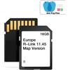 NAVINESA Scheda SD 16GB per Navigatore Auto Renault Megane Laguna Kangoo, Mappa Europa UK 2025 Aggiornata, GPS, Navigazione Stradale, Carminat R-Link 11.45