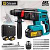 Gisam Gami 26mm Trapano a percussione elettrico senza spazzole Trapano a percussione rotante multifunzionale Trapano a percussione a batteria per Makita 18V Batteria Pin