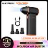 WOLFBOX MF50 Potente Soffiatore d'Aria Senza Fili, Ventilatore Portatile con 110000 Giri/Min e 3 Velocità Regolabili per Auto/Casa/Esterni
