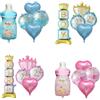 EACH PARTY 5 pezzi Corona Stand Ragazzo Ragazza Palloncini Set Alimentatore Set di palloncini Genere Revel Festa 1° compleanno Festa Baby Shower Decorazione festa