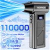 NONE Turbo Fan Car Jet Fan Pulizia Ventilatore Strumento Tipo-C Ricarica 130000RPM 5 Ugelli di uscita Soffiare la neve Spolverino elettrico portatile