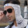 WRELS Cappello di protezione solare estivo per pesca all'aperto Ciclismo Protezione solare UV traspirante Protezione per il collo ad alta elasticità Cuffie da uomo