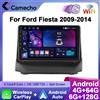 Camecho Autoradio Wireless CarPlay Android Auto Per Ford Fiesta 2009-2014 Auto Sistemi Intelligenti GPS Stereo 4G WiFi Multimediale