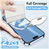 HKXC Pellicola idrogel HD trasparente a copertura totale da 2 pezzi per IPhone 17/16/15 Pro Max 13 Pro Proteggi schermo 12/11 Pro Max 14 Plus 16E X XR XS