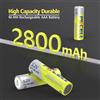 Pkcell 1-20 batterie ricaricabili AA PKCELL 1.2v 2800mAh batterie AA NI-MH doppie ad alta capacità con 1200 riciclaggi