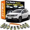 Zitwo Lampadina a LED Interni Mappa Lettura Tronco Luce Kit Canbus Per Dacia Duster Sandero Jogger Lodgy Dokker Logan 2004-2026 Accessori