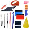 NONE Strumenti Universali per Applicazione Pellicole Auto e Oscuramento Vetri con Raschietto in Feltro, Taglierina per Vinile, Raschietto in Plastica, Accessori Auto