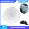 Godox Nero Bianco 33,5 pollici 85 cm UB-85W Ombrello riflettente parabolico Ombrello da studio con panno di copertura diffusore nero argento