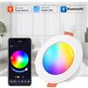 EeeToo 85-265V 10W 15W Tuya Smart Bluetooth LED da incasso Smart Life App Controllo da incasso a soffitto Faretto dimmerabile RGBCW