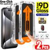 CHAO VOICE 2 Pezzi Pellicola Protettiva in Vetro Temperato HD Trasparente con Kit di Installazione e Allineamento Automatico per iPhone 17 16 15 14 13 12 11 Pro Max 17Air