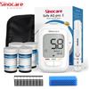Sinocare Safe AQ Pro I Misuratore di glicemia Kit glucometro Tester per il diabete Misuratore medico di zucchero nel sangue o solo strisce reattive Lancette
