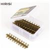 Hirisi 10 carte Perline di gomma per pesca alla carpa per amo da pesca Rig Stop Hookbeads Terminale da pesca Accessori per attrezzatura AH039