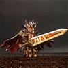 YTYIN Cavalieri da tavolo rotondi medievali assemblare mattoni compatibili Berserk Guts Puzzle Action Figures Modello Building Blocks Regali giocattolo bambola