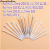 ChengHaoRan 3 pezzi stilo regolabile in metallo bianco per il nuovo 3DS XL LL/2DS LL XL per NDSL NDS Lite NDSi NDS Wii U 2DS 3DS stilo in plastica