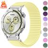 NONE Cinturino sportivo in nylon da 18 20 22mm per Samsung Galaxy Watch 7 6 5 4 Bracciale in tessuto per Huawei Watch GT6 GT5 GT4 41mm GT6 Pro Strap