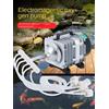NONE HAILEA 25/30/35/45W Compressore d'aria elettromagnetico Serbatoio di pesce Ossigeno Acquario Pompa d'aria Pompa aeratore per stagno a 6 vie con parti