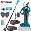 bromose Forbici elettriche per asta telescopica senza spazzole da 40 mm Forbici elettriche per potatura bonsai per alberi da frutto a batteria a 2 marce per batteria Makita