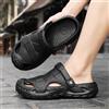 NONE Zoccoli da uomo per il tempo libero, morbidi in EVA, scarpe estive con plateau, ciabatte da uomo per interni ed esterni, sandali traspiranti antiscivolo da spiaggia