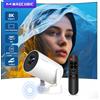Magcubic Proiettore Magcubic HY300Pro+ con controllo vocale, 8K, Android 14, 8000 lumen, Wifi6, BT5.4, Cinema, portatile per esterni, con Airmouse incluso.