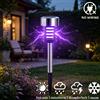 NONE Lampada Solare Anti-Insetti Impermeabile, Trappola UV Elettrica per Zanzare e Mosche, per Giardino, Patio, Cortile, Campeggio