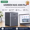 NONE UGREEN DH4300 Plus NAS, Cloud Storage Privato, 4 Bay, Storage di Rete con Doppia Porta 2.5G, Enclosure Senza Dischi per Casa e Ufficio