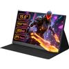 SOYO Monitor portatile SOYO da 15,6 pollici, schermo esterno con display FHD e gamma di colori sRGB, display da ufficio per giochi, per laptop, Xbox, telefono