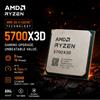 AESTHET Processore AMD Ryzen 7 5700X3D R7 5700X3D 3.0 GHz 8-Core 16-Thread CPU 96M 100W Socket AM4 per Desktop (versione Tray)