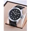 LONGLUX Orologio Automatico da Uomo LONGLUX, Stile Vintage Pilota, Classico Militare, Meccanico, con Data, Impermeabile, Luminoso, Cinturino in Pelle, Idea Regalo