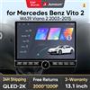 Junsun 13.1″ QLED Wireless CarPlay Android Auto Autoradio per Mercedes-Benz Vito Viano W639 2003-2015 Sistemi intelligenti DSP