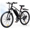 iScooter Bicicletta elettrica iscooter EB3S, 350W 36V 15AH, autonomia massima 70-90 km, velocità massima 35 km/h, pneumatici fuoristrada da 26 pollici.