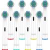 NONE Confezioni da 4, 8, 12, 20 testine di ricambio compatibili con lo spazzolino elettrico Oral B, testine professionali per Pro 1000 7000