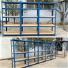 NONE Scaffale a 5 Ripiani in Metallo Blu 200X100X50cm, Unità di Stoccaggio Resistente Senza Bulloni per Garage e Capanno