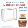 NONE 1 custodia magnetica in acrilico per ENGLISH ONE PIECE PRB01/02【spessore 5 mm】