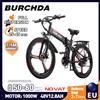 BURCHDA R3 Bici Elettrica 26 Pollici per Adulti, E-Bike da Montagna 1000W 48V12.8AH, Bicicletta Elettrica Pieghevole per Fuoristrada e Città, MTB