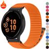 NONE Cinturino per orologio da 18mm 20mm 22mm per Garmin Vivoactive 6 5 4 3, cinturino in nylon morbido per Garmin Venu 2 3 4/Forerunner 55 158 165 255 265 245