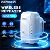 DERAPID Ripetitore WiFi 300Mbps 2.4GHz, Amplificatore di Segnale a Lungo Raggio, Estensore di Copertura con Penetrazione Pareti, Stabile per Casa e Ufficio, Spina EU/US