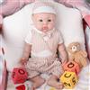 IVITA WB1525 47cm 3298g Bambola Reborn 100% Silicone Realistica, Bambola Bebe Maschio, Giocattoli per Bambini, Fai da Te, Vuota, Regalo per Bambini