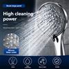 NONE Doccia a pioggia rotonda con set di tubi flessibili e maniglia per la doccia, accessori da bagno, soffione doccia.