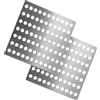 NONE Coperture per Scarichi in Acciaio Inossidabile 15x15cm, Coperchio Quadrato per Scarichi a Pavimento, Rete di Protezione per Scarichi a Spirale, Strumento di Protezione per Scarichi Esterni